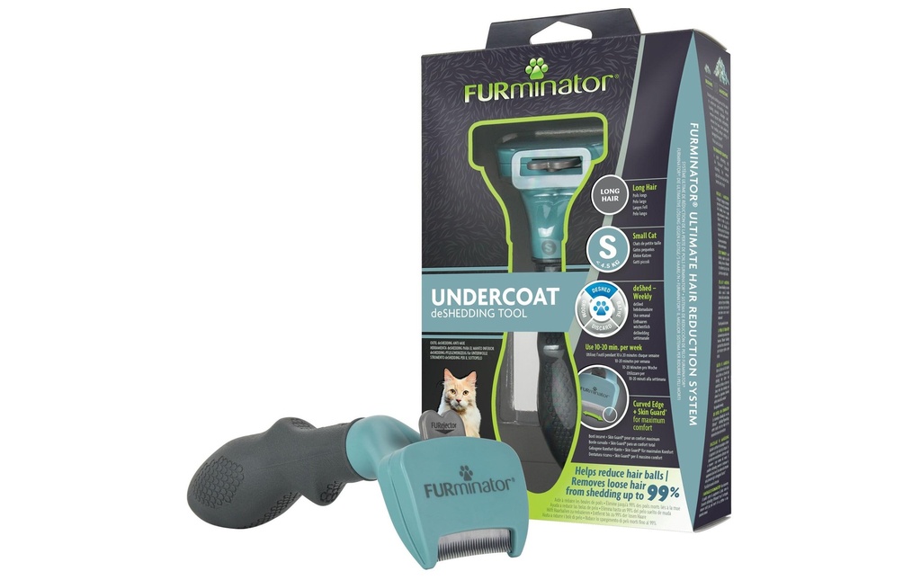 Furminator Chat deShedding S poil long 4.5 cm