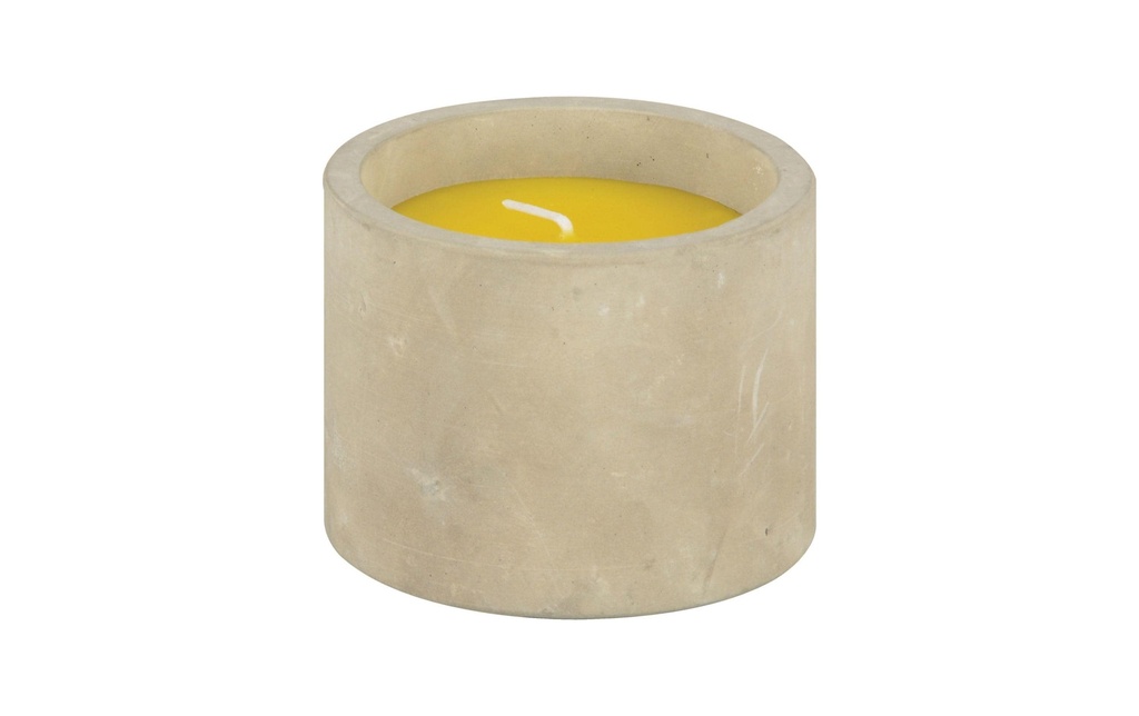 Esschert Design Bougie de jardin Citronella dans un pot en béton