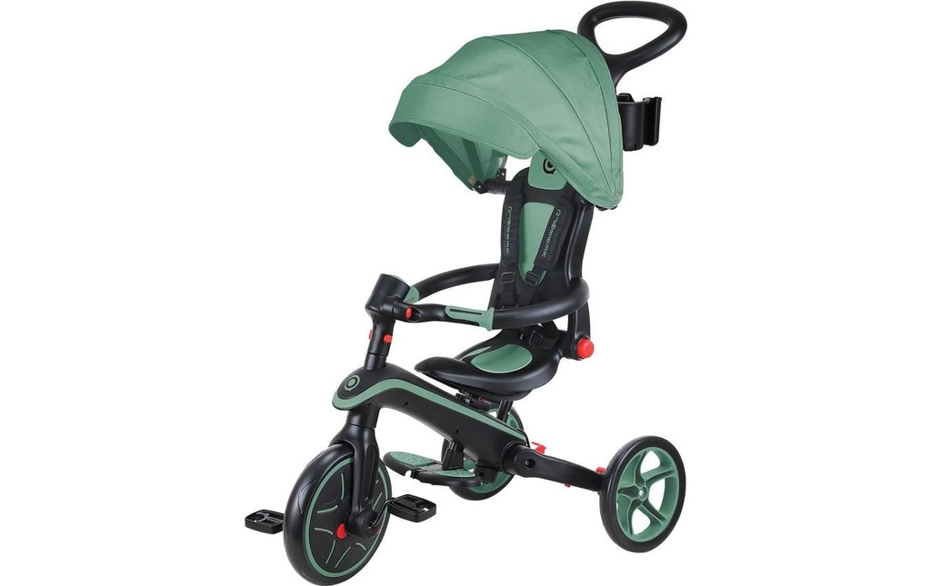 GLOBBER Trike Explorer Foldable 4 in 1, Vert olive