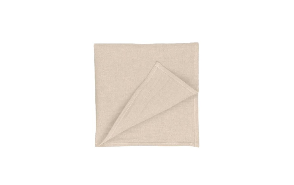 PROFLAX Serviette en tissu Toile 40 x 40 cm, 1 pièce, sable