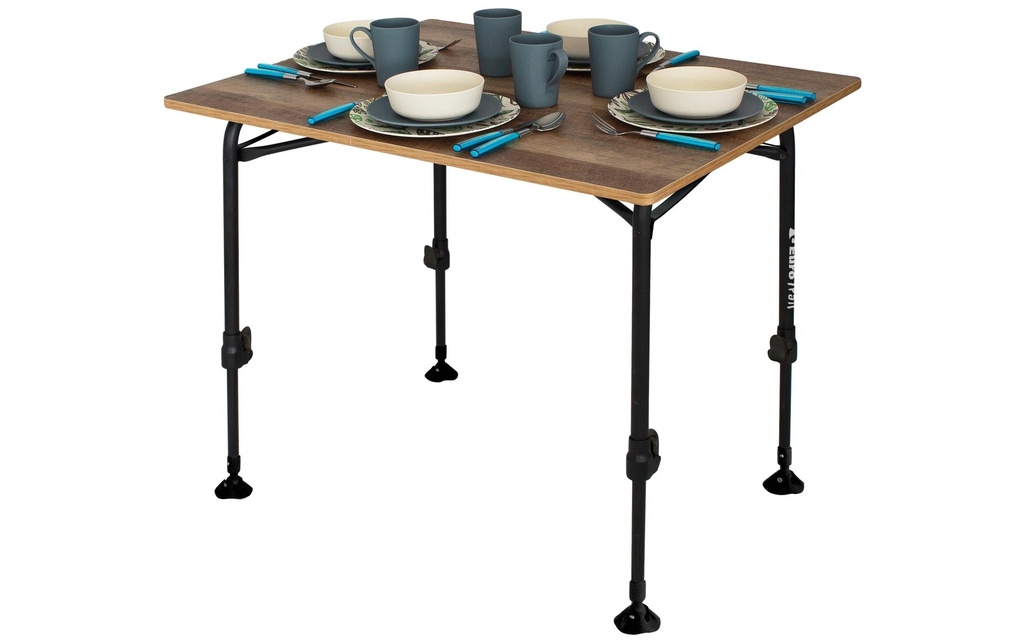 Eurotrail Table de camping Rochefort L Bois composite 100 cm x 68 cm