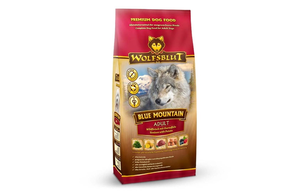 Wolfsblut Alimentation sèche Dog Blue Mountain Adult, 2 kg