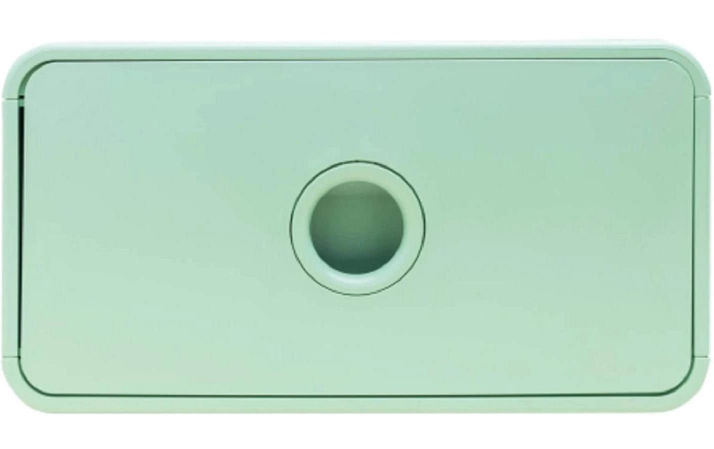 Exacompta Boîte à tiroirs Tiny Box AutentiK, A5+, 1 tiroir, sauge