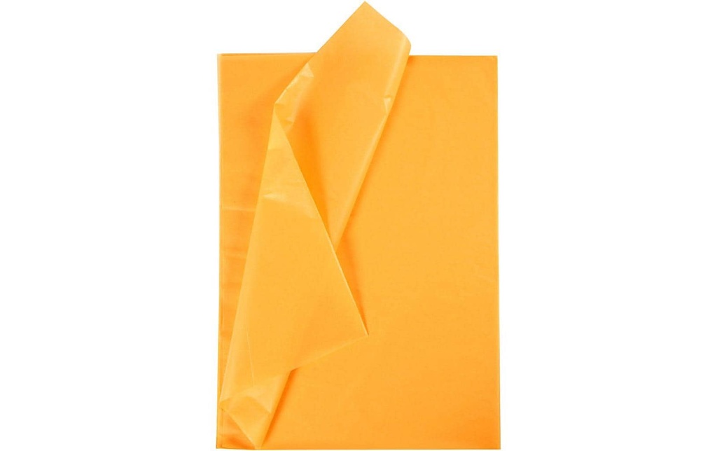 Creativ Company Papier de soie 50 x 70 cm, 25 feuilles, Jaune