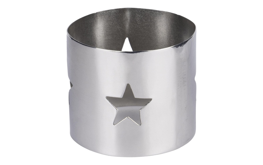 EGLO Rond de serviette Étoile Argent