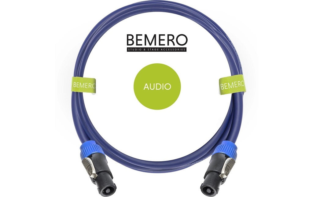 Bemero Câble de haut-parleurs SpeakON – SpeakON 4 x 2.5 mm² 5 m
