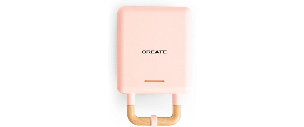 Create Gaufrier Stone 2 en 1 Compact Rose pastel
