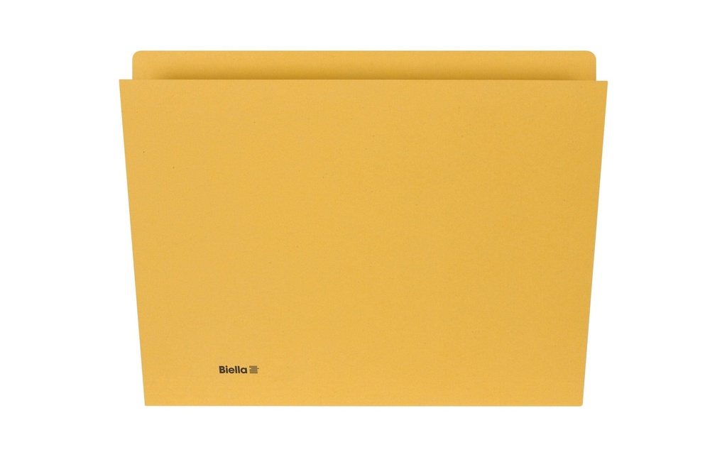 Biella Dossier d’insertion A4 240 gm², 100 pièces, jaune