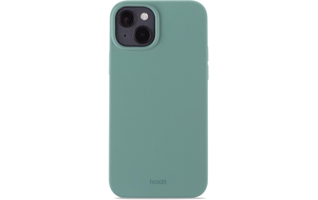 Holdit Coque arrière Silicone iPhone 14 Plus Vert