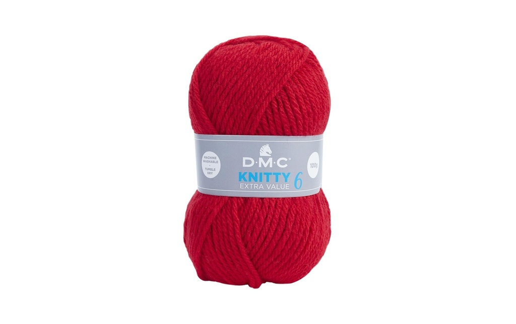DMC Laine Knitty 6 Rouge