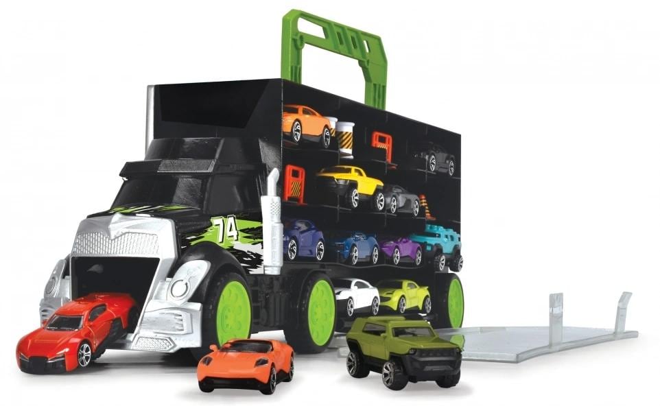 Dickie Toys Camion pour 28 voitures