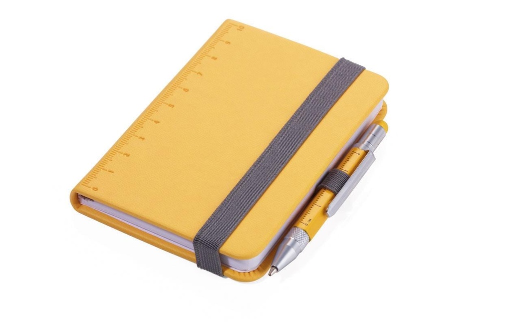Troika Carnet de notes LILIPAD+LILIPUT A7, Vierge, Jaune