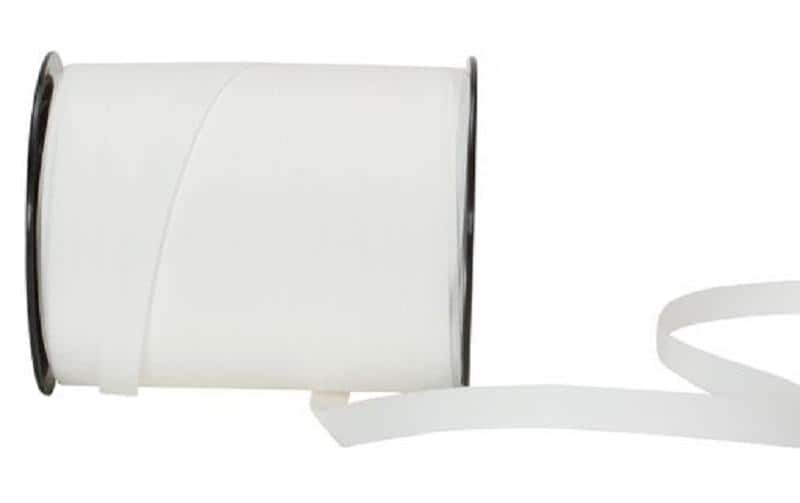 Spyk Ruban cadeau Poly mat 10 mm x 250 m, Blanc