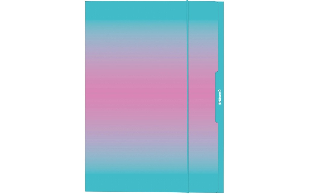 Herlitz Portfolio à ruban élastique A3, menthe/rose