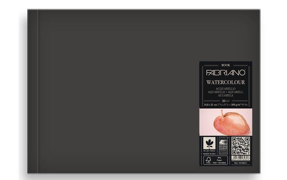 Fabriano Bloc aquarelle Livre A5, 30 feuilles