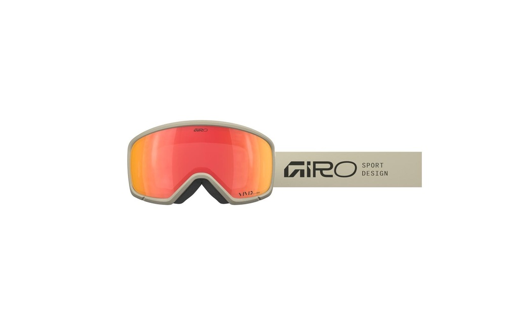 Giro Lunettes de ski Ringo Vivid Goggle Rouge, Beige