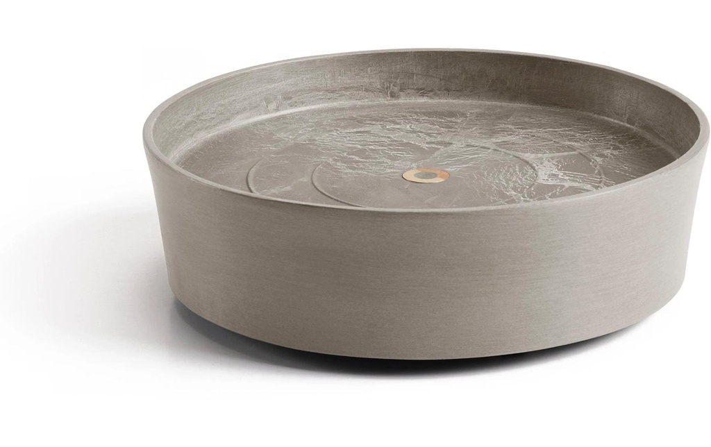Ecopots Soucoupe Saucer Wheels Ø 34 cm Taupe