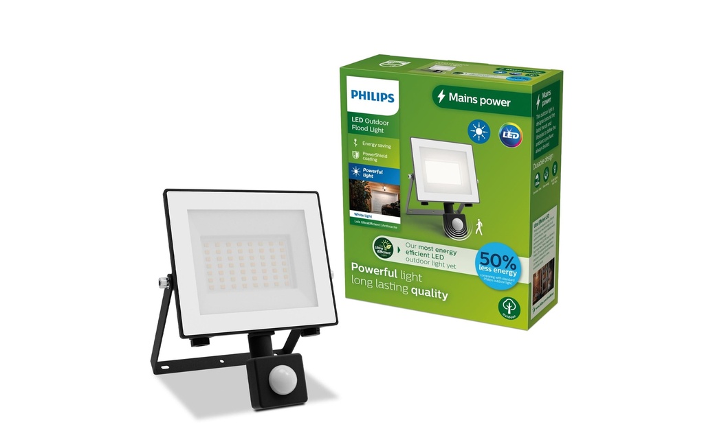 Philips Projecteur Lois UE 14W 3000K IR IP65 anthracite 14 W