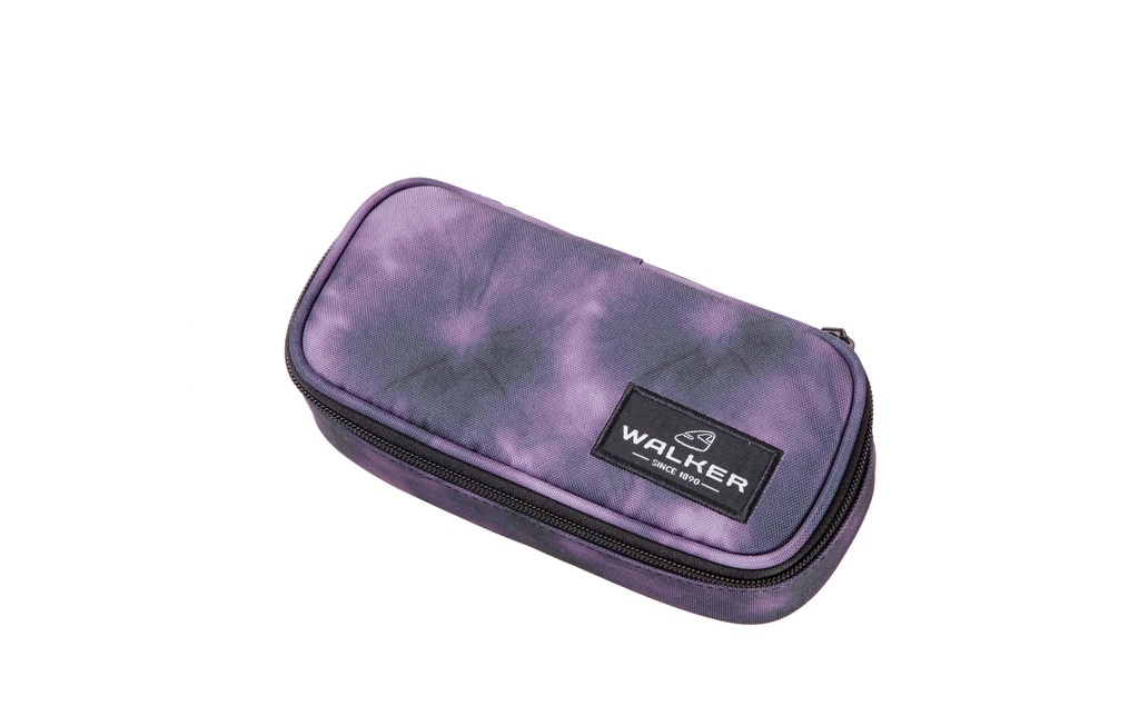 Walker Étui Pencil Box 21 x 10 x 6 cm, vide Batik Purple