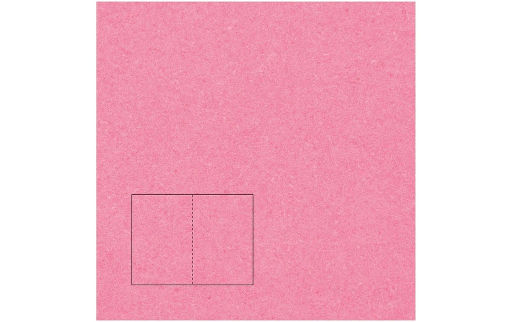 Rico Design Paper Poetry Essentials Carte à volet A5, rose