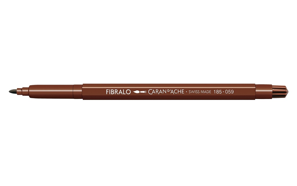 CARAN D'ACHE Feutres Fibralo brun