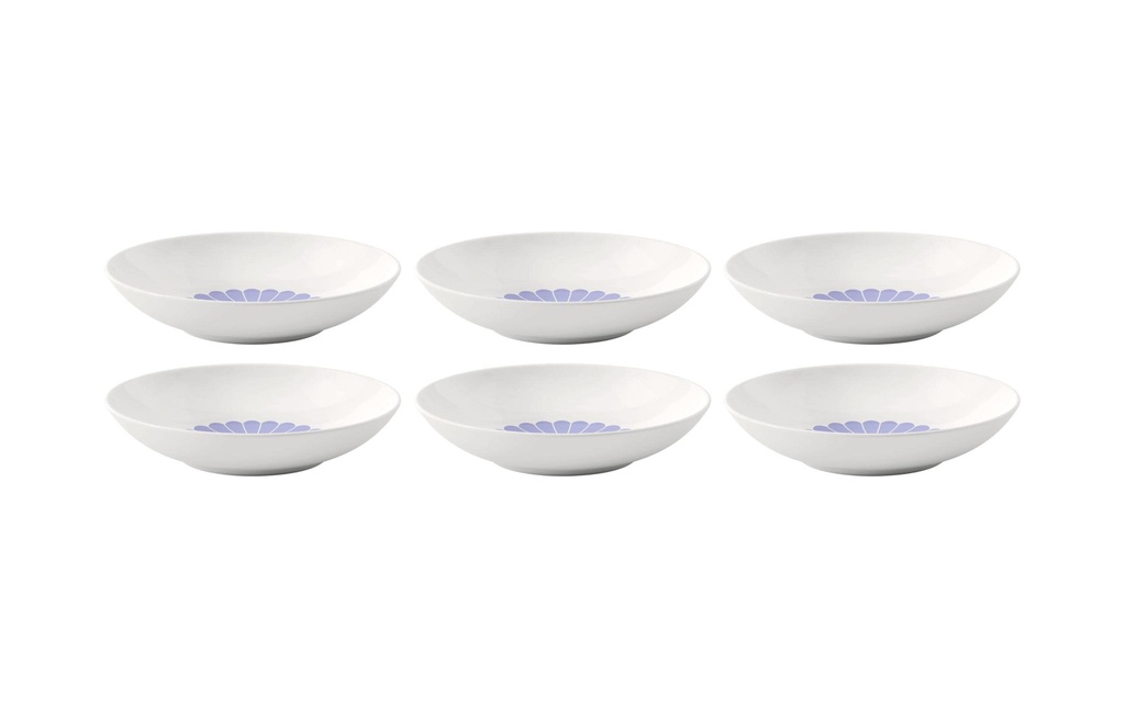 Villeroy & Boch Coupe à dessert Fleur 6 Pièce/s, Bleu