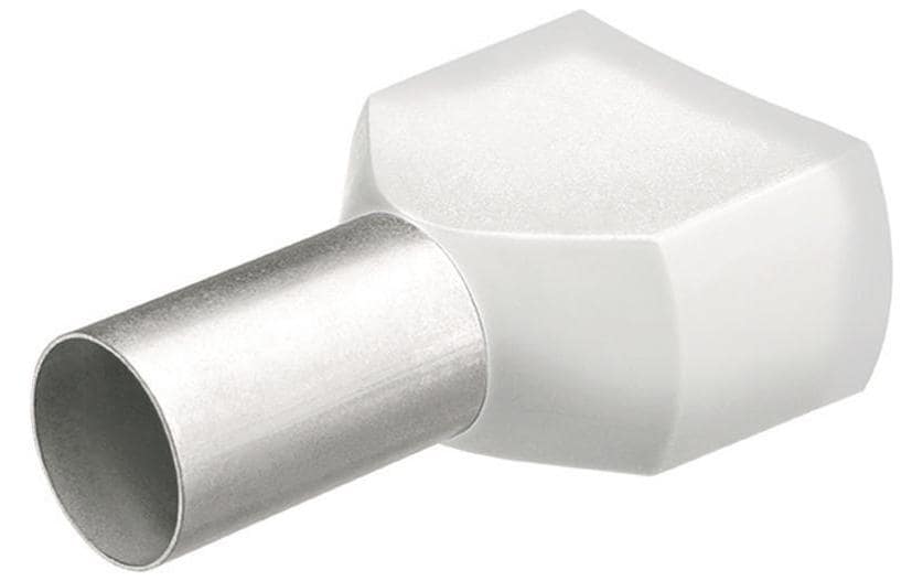 Knipex Cosses terminales Twin 15 x 8 mm Blanc, 200 Pièce/s