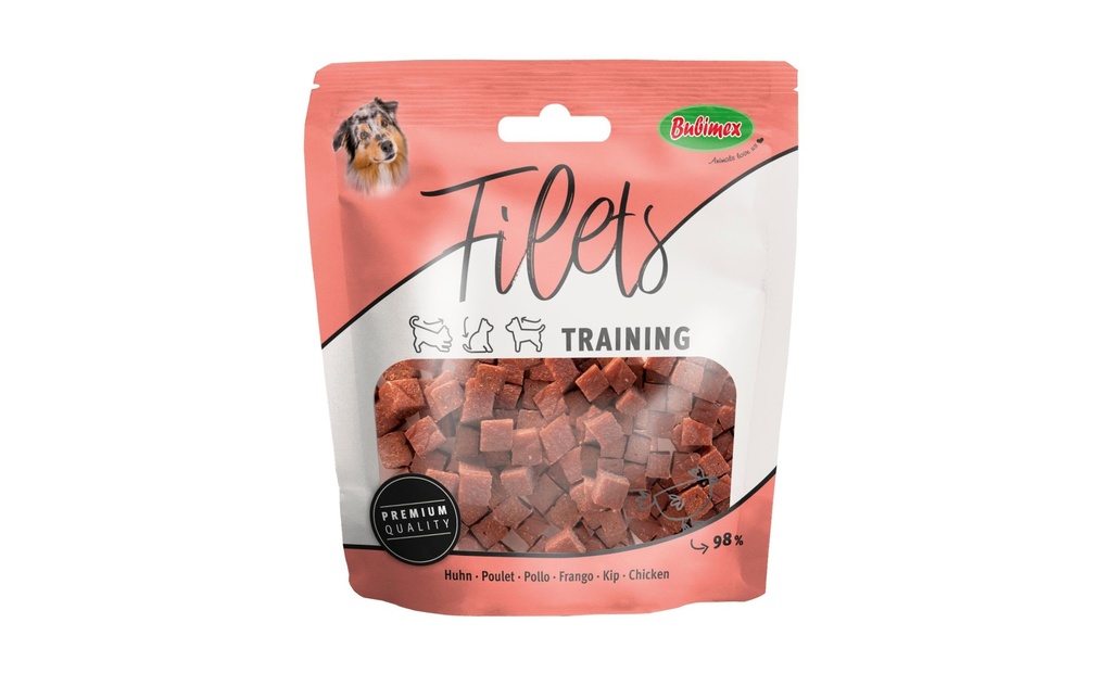 Bubimex Friandise Filets Training poulet, 50 g