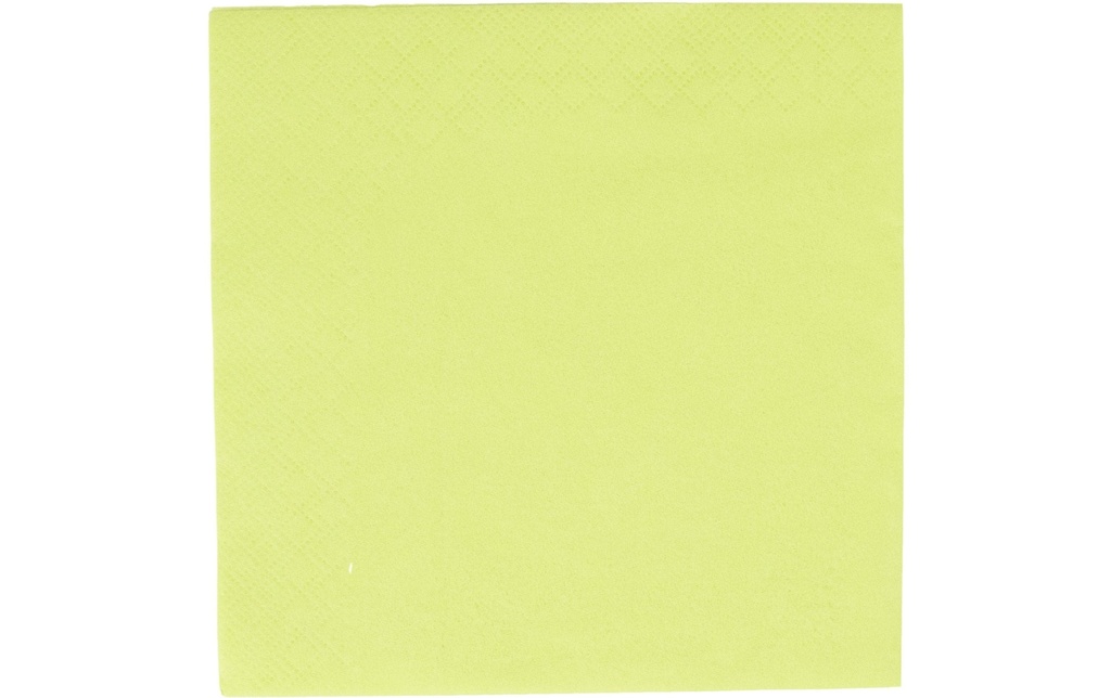 ELCO Serviettes en papier 33 cm x 33 cm, 100 Pièce/s, citron vert