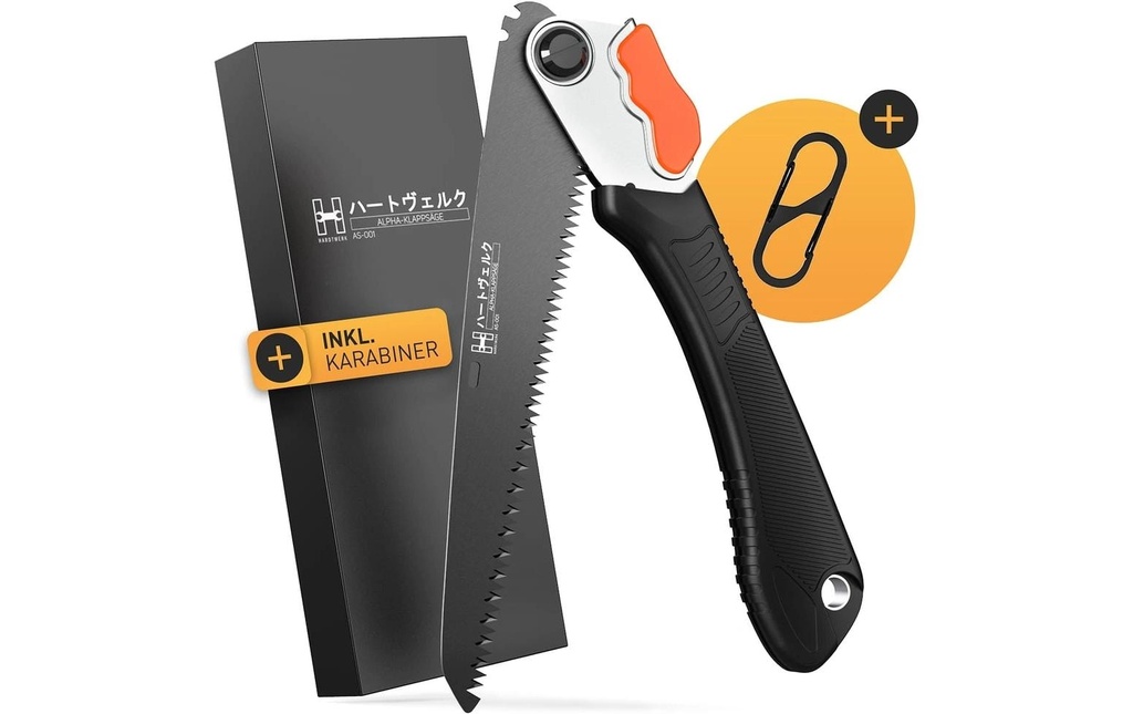 Hardtwerk Scie à élaguer pliable avec Saftey Lock 21 cm