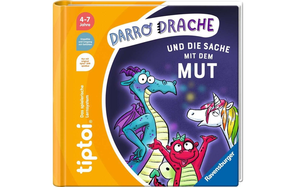 tiptoi Livre éducatif Darro Drache und die Sache mit dem Mut