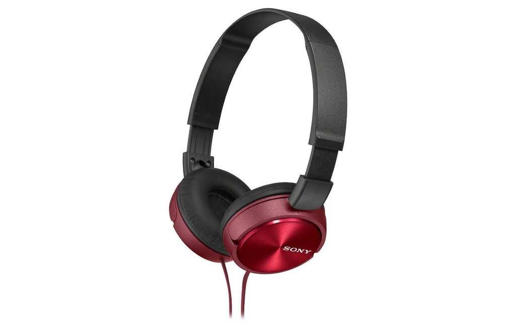 Sony Casques extra-auriculaires MDR-ZX310 Noir; Rouge