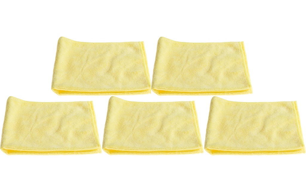 Edi Baur Chiffon de nettoyage en microfibre Universal 5 Pièce/s, Jaune