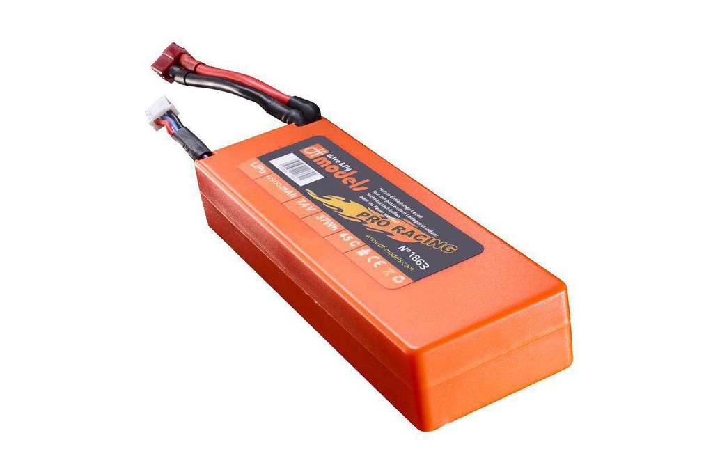 Tamiya Batterie RC LiPo 6500 mAh 7,4 V 45C