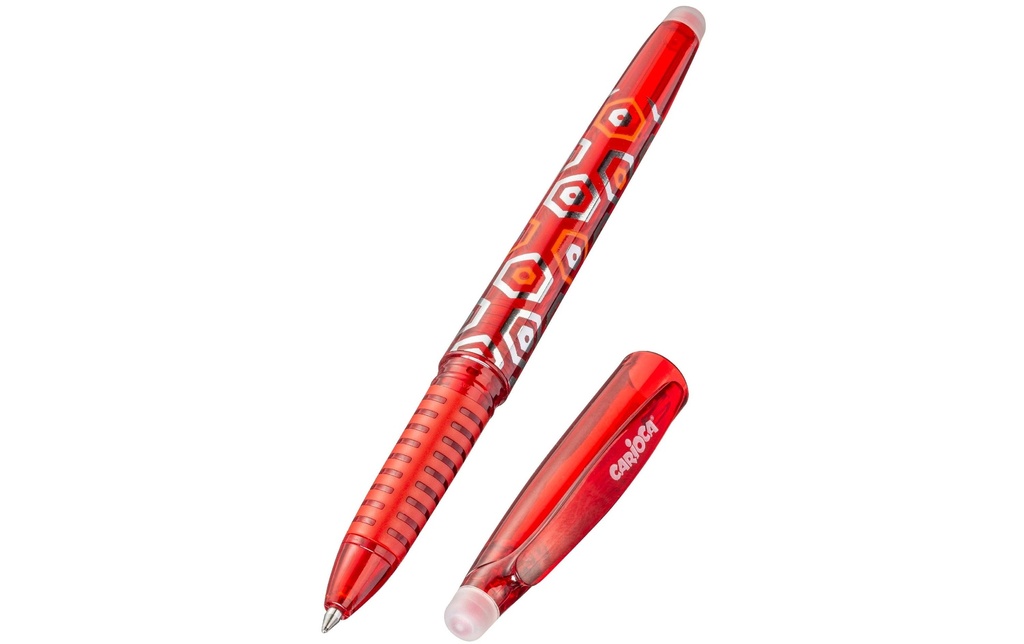 Carioca Stylo à encre gel Oups Easy 0.7 mm, Rouge