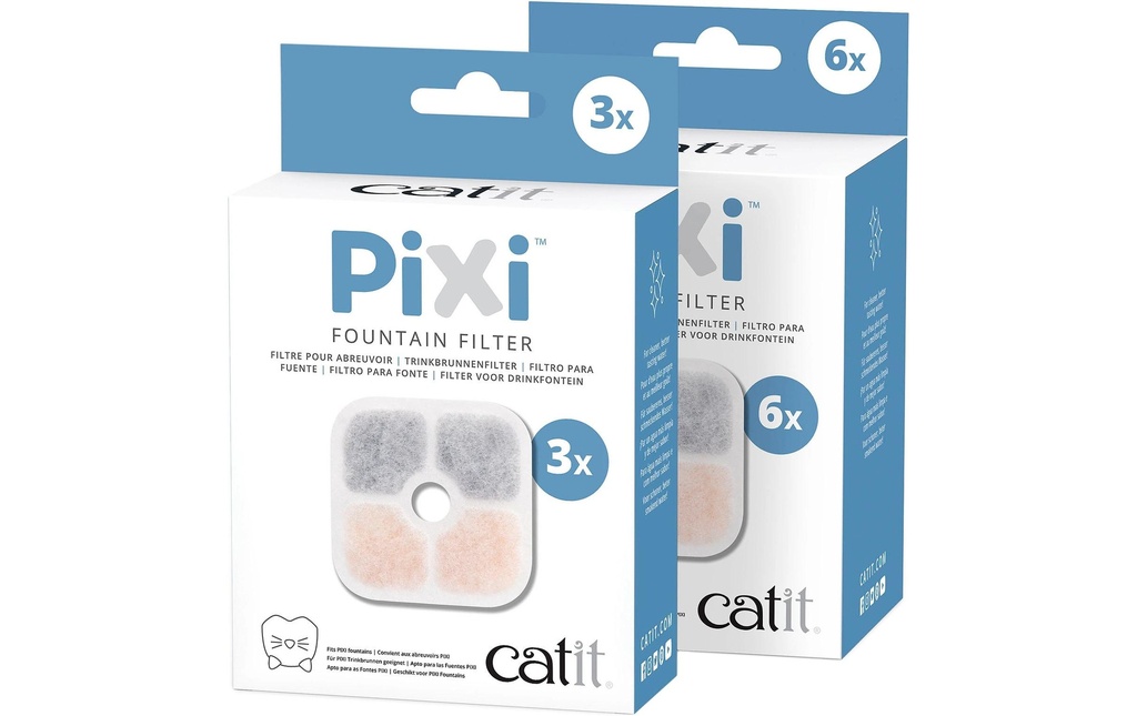 Catit Filtre de rechange pour Pixi, 3 pièces