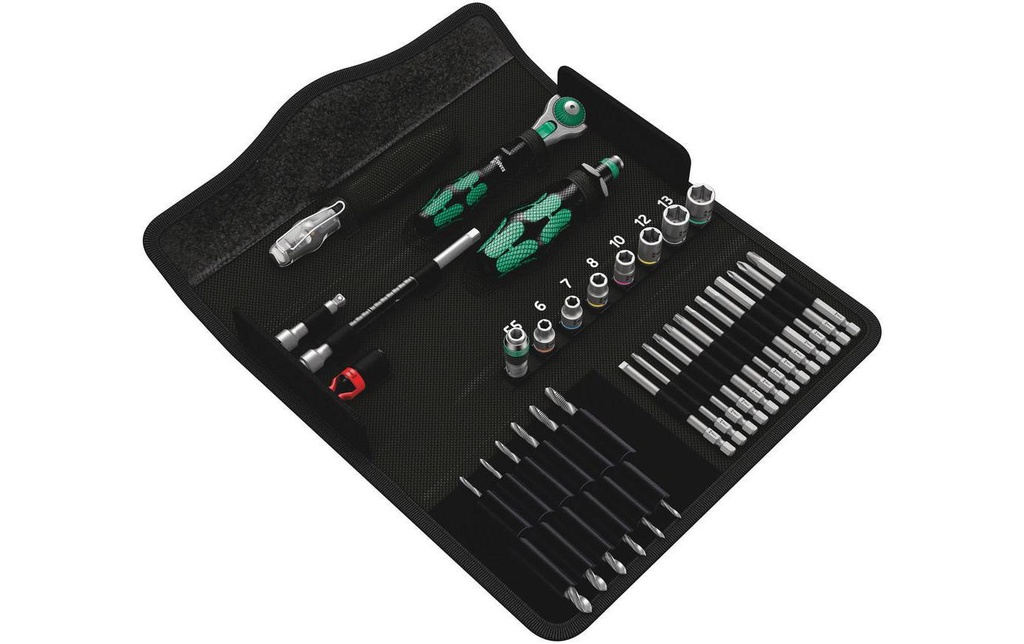 Wera Étui à outils Kraftform Kompakt M 1 Metall 39 pièces