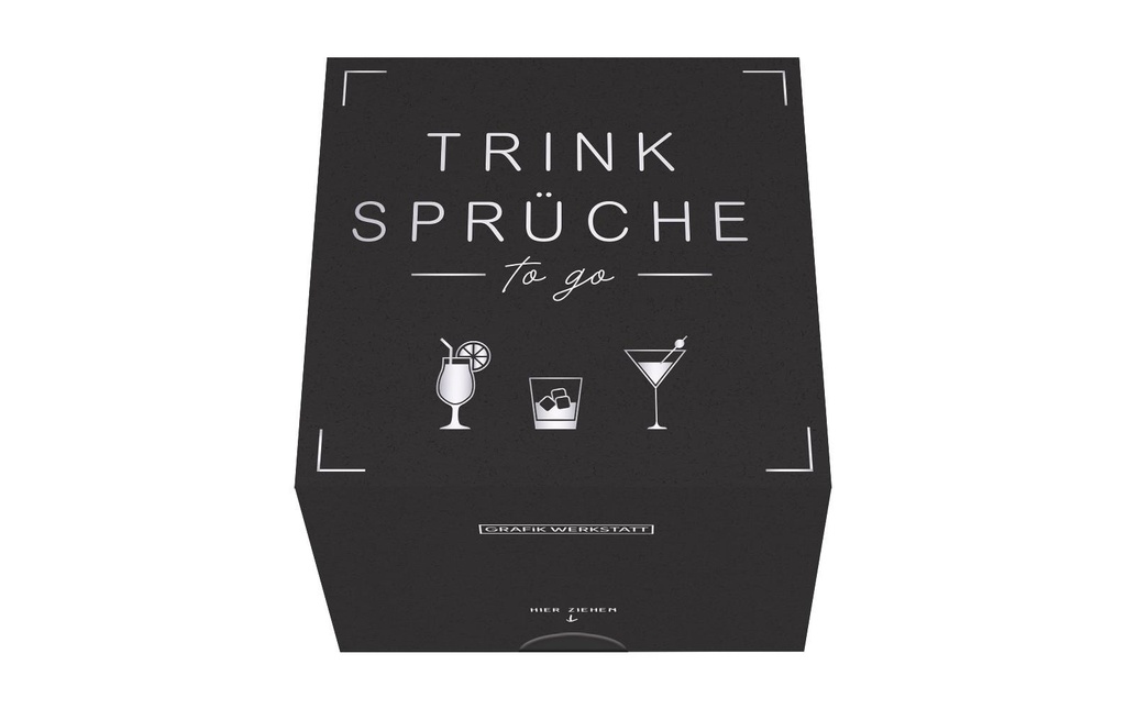 Grafik Werkstatt Message dans une boîte Toasts to go