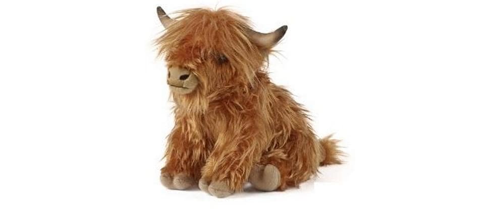Living Nature Peluche fonctionnelle Vache Highland 30 cm