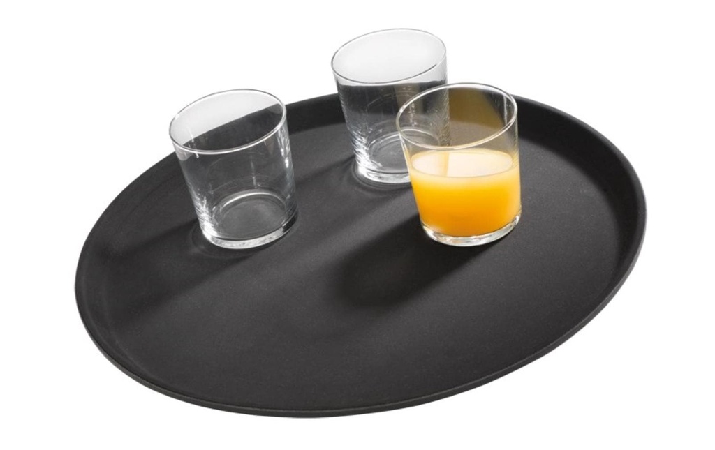 APS Plateau de service Nonslide 35.5 cm, noir