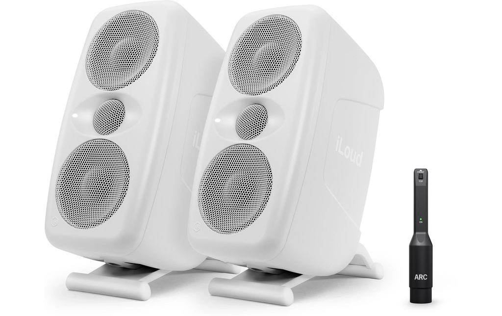 IK Multimedia Moniteurs de studio iLoud MTM MKII Pair Blanc