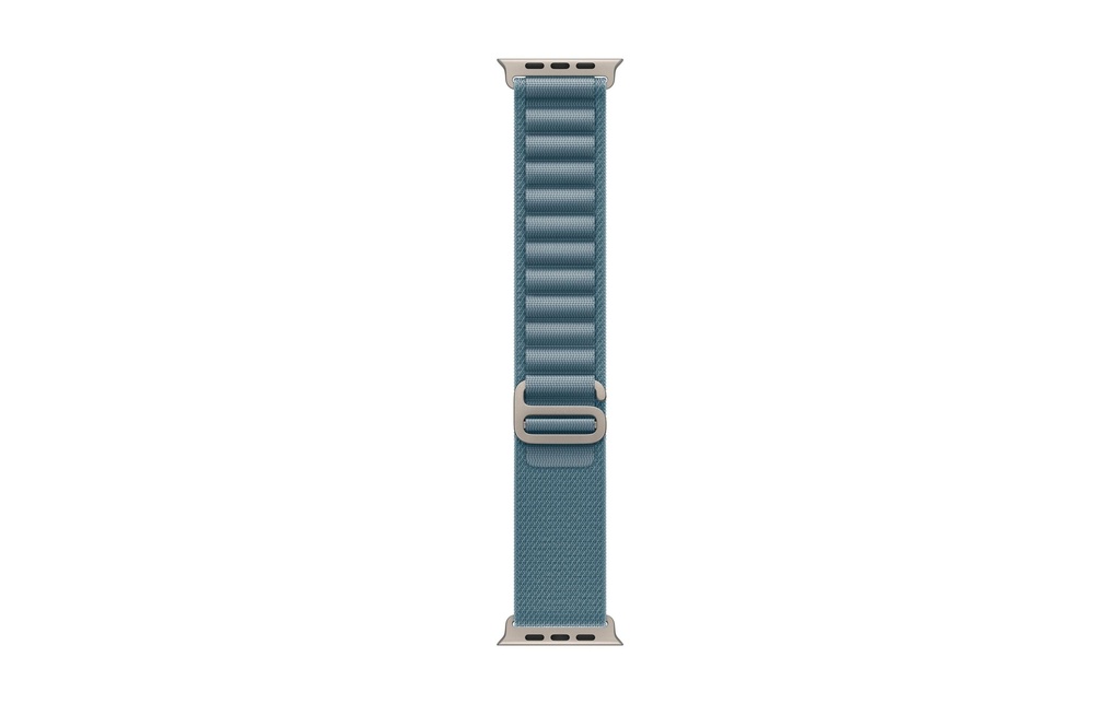 Apple Alpine Loop 49 mm Light Blue Natural Titanium Medium