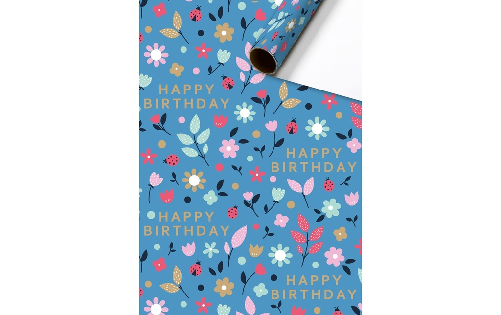 STEWO Pap.cadeau BENICE bleu 2mx70cm (2 pces)