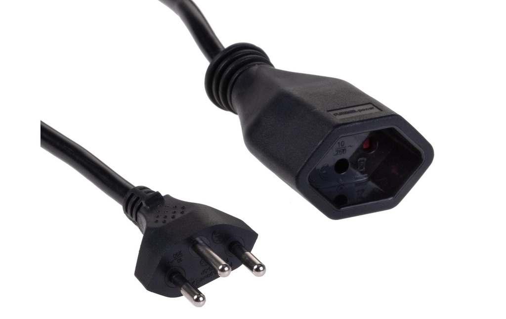 FURBER.power Rallonge T13-T12 5 m Noir