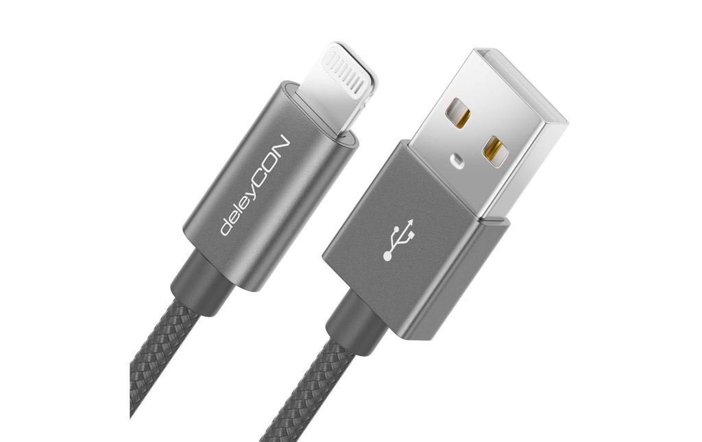 deleyCON Câble USB 2.0 USB-A - Lightning 0.5 m