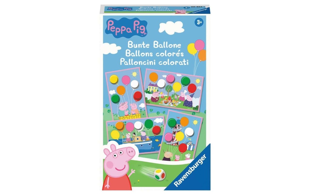 Ravensburger Jeux d’enfant Peppa Pig: Bunte Ballone