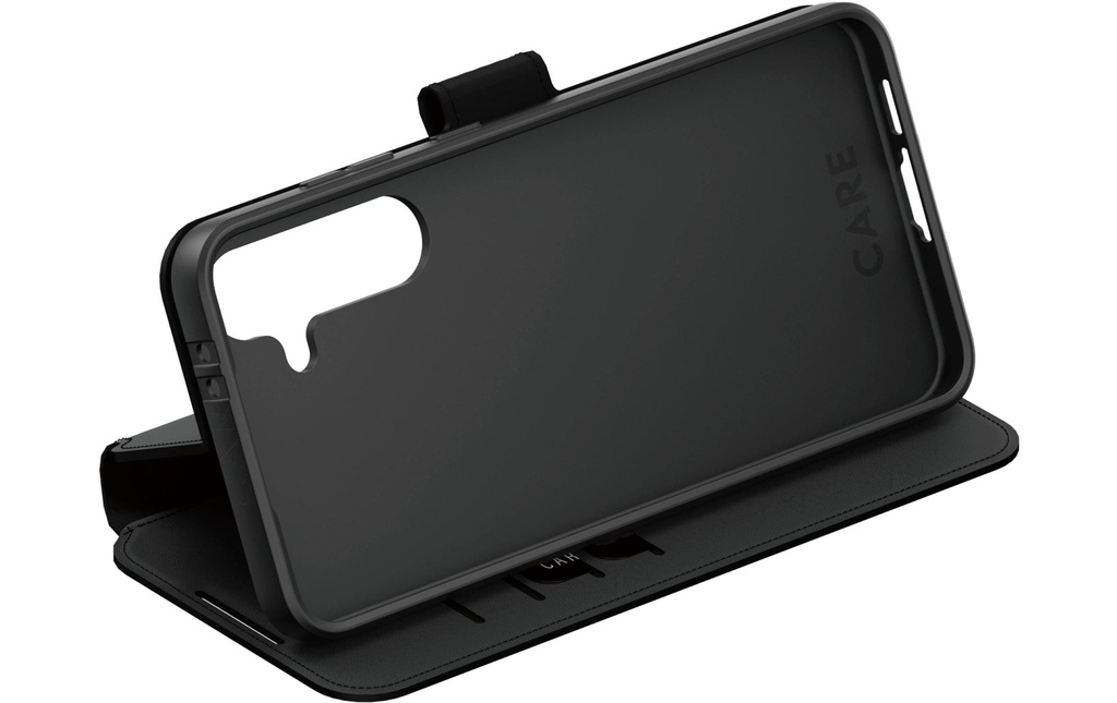 CARE Coque arrière Wallet Case Kickstand Galaxy S25+ Noir
