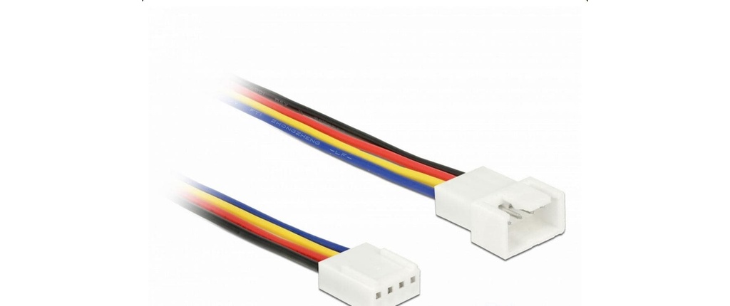 Delock Câble électrique de prolongation 4Pin PWM pour processeur et ventilateur de boîtier