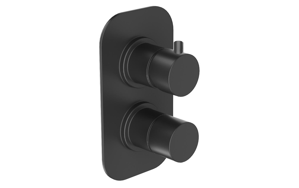 WEBERT Robinetterie de baignoire ONE-B EHM encastré, noir mat