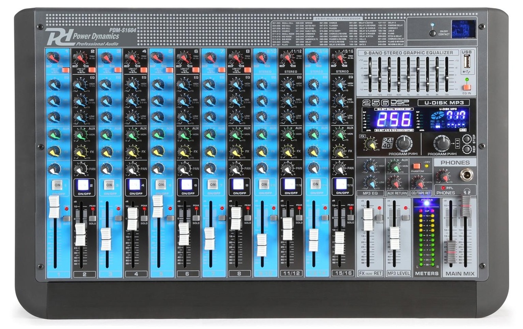 Power Dynamics Table de mixage PDM-S1604